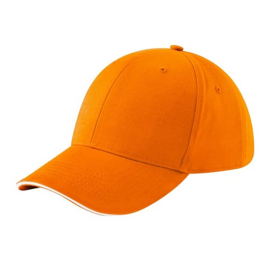 Beechfield Athleisure 6 panelen pet (Oranje/Wit) - Image 2