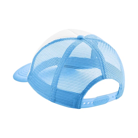 Beechfield Vintage Snapback Trucker Cap (Hemelsblauw/Wit) - Image 2