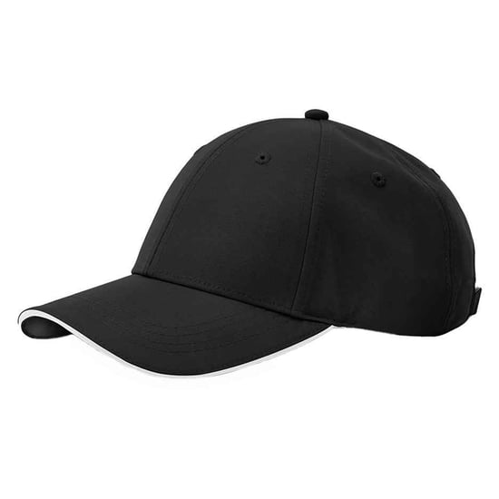 Beechfield Team Sport-Tech Cap (Zwart/Wit) - Image 2