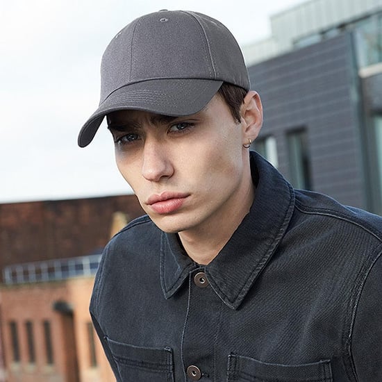 Beechfield Unisex Authentieke 6 Paneel Honkbalpet (Zwart) - Image 3
