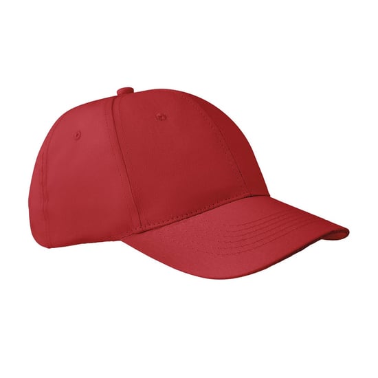 SOLS Apollo 6 Paneel Baseball Cap (Helder rood) - Image 1