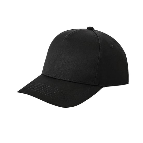 Beechfield Urbanwear 5 Paneel Snapback Cap (Zwart) - Image 2
