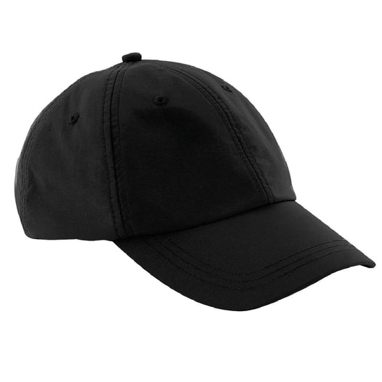 Beechfield Unisex Outdoor Waterdichte 6 Panel Baseball Cap (Zwart) - Image 1