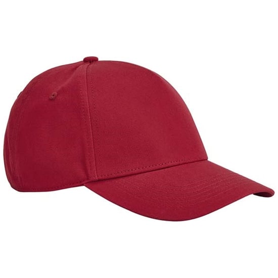 Beechfield EarthAware Klassieke Organic Cotton 5 Panel Baseball Cap (Klassiek rood) - Image 1