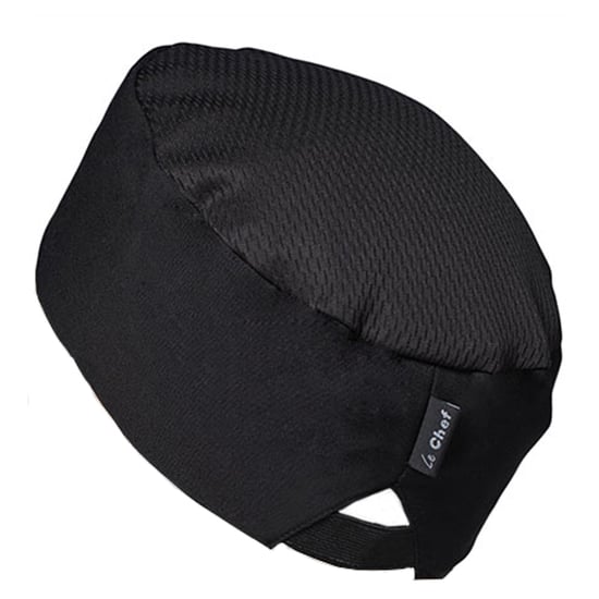 Le Chef Staycool koksmuts (Zwart) - Image 1