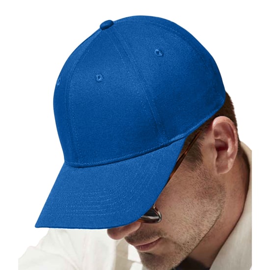 Beechfield EarthAware Classic 6 Panel Organic Cotton Baseball Cap (Helder Koninklijk) - Image 2