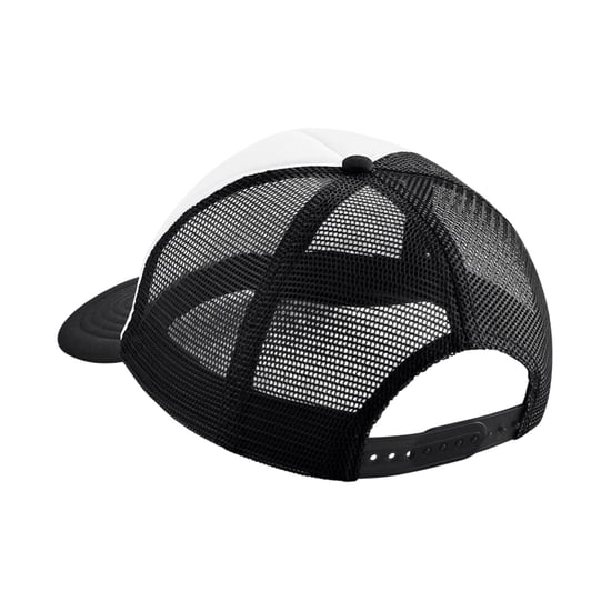 Beechfield Kinderen/Kinderen Vintage Snapback Trucker Cap (Zwart/Wit) - Image 2