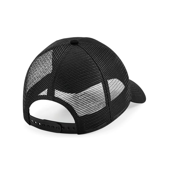 Beechfield Unisex Organic Cotton Trucker Cap voor volwassenen (Zwart) - Image 2