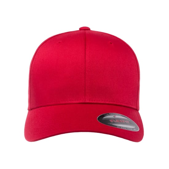 Flexfit Wollige gekamde muts (Rood) - Image 3