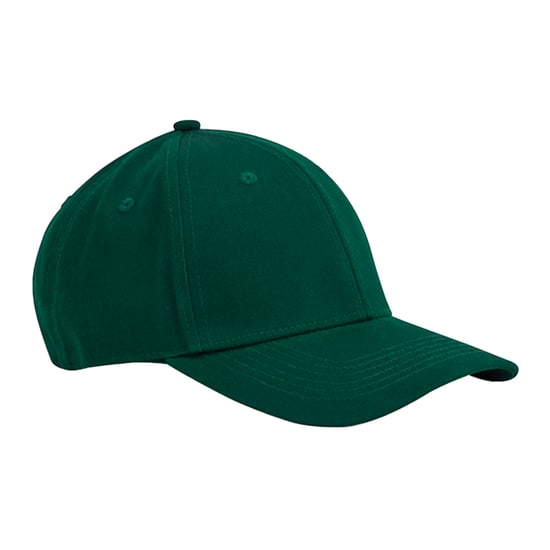Beechfield EarthAware Classic 6 Panel Organic Cotton Sandwich Peak Baseball Cap (Fles groen) - Image 1