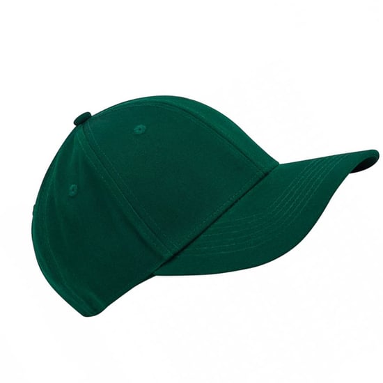 Beechfield EarthAware 6 Paneel Organic Katoenen Baseball Cap (Fles groen) - Image 2