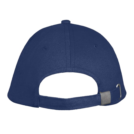 SOLS Long Beach 5 Paneel Baseball Cap (Franse marine / Wit) - Image 2
