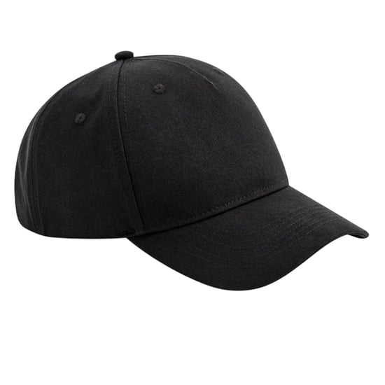 Beechfield EarthAware Classic 6 Panel Organic Cotton Sandwich Peak Baseball Cap (Zwart) - Image 1