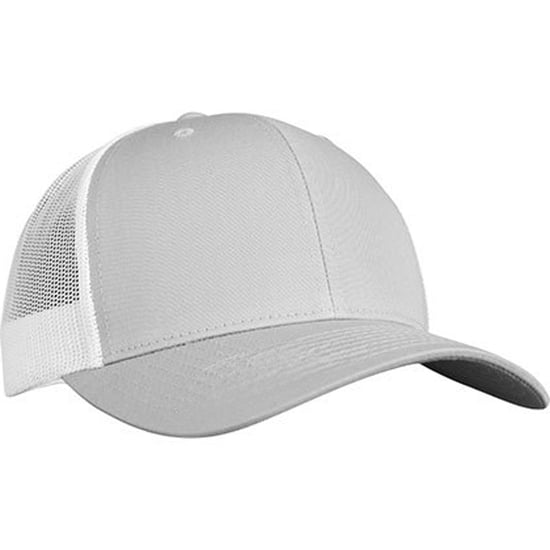 Flexfit Retro tweekleurige truckerpet (Zilver/Wit) - Image 2