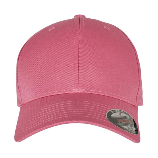 Flexfit Wollige gekamde muts (Donkerroze) - Image 3