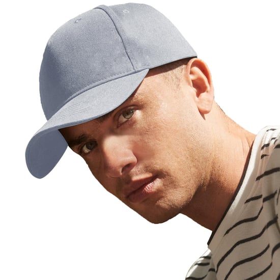 Beechfield Unisex Adult Organic Cotton 5 Panel Baseball Cap (Light Grey) - Image 2
