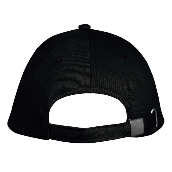 SOLS Long Beach 5 Paneel Baseball Cap (Zwart/Loyaal Blauw) - Image 2