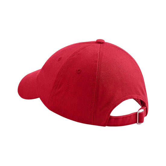 Beechfield Zware Katoenen Boorpet met Laag Profiel (Klassiek rood) - Image 2