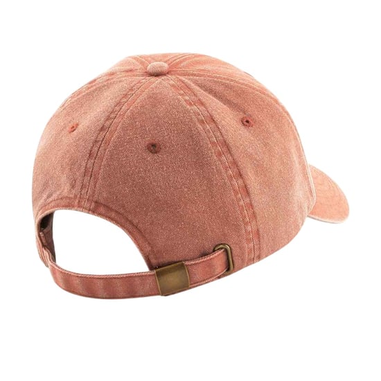 Beechfield Vintage baseballpet met laag profiel (Oranje) - Image 2