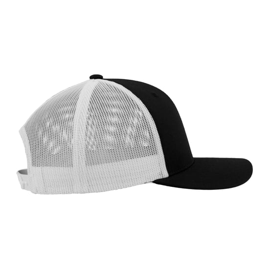 Flexfit Unisex Adult Retro Trucker Cap (Black/White) - Image 4