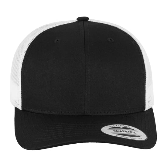 Flexfit Unisex Adult Retro Trucker Cap (Black/White) - Image 5