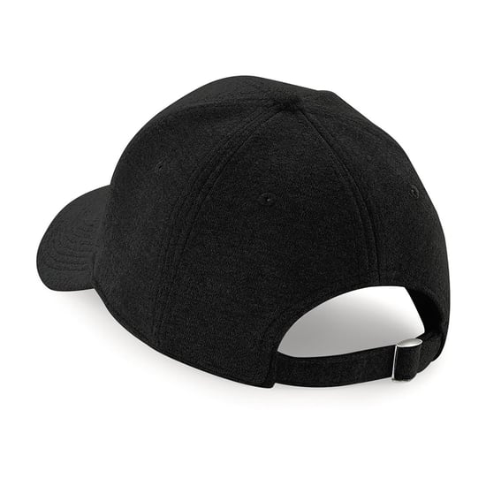 Beechfield Unisex Jersey Athleisure Baseball Cap (Zwart) - Image 2