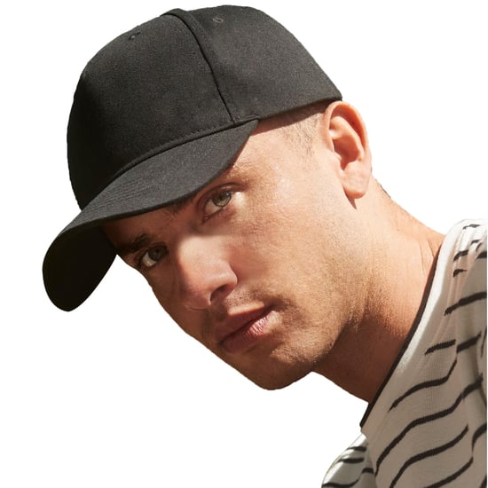 Beechfield Unisex Adult Organic Cotton 5 Panel Baseball Cap (Black) - Image 2