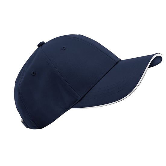 Beechfield Team Sports-Tech Baseballpet (Franse marine / Wit) - Image 2