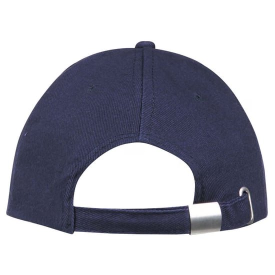 SOLS Buffalo 6 panel baseballpet (Franse marine/Neon Orange) - Image 2
