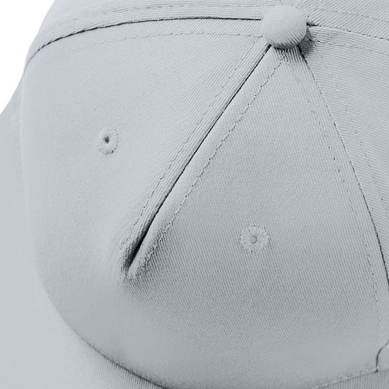 Beechfield 5 Paneel Snapback Cap (Lichtgrijs) - Image 2