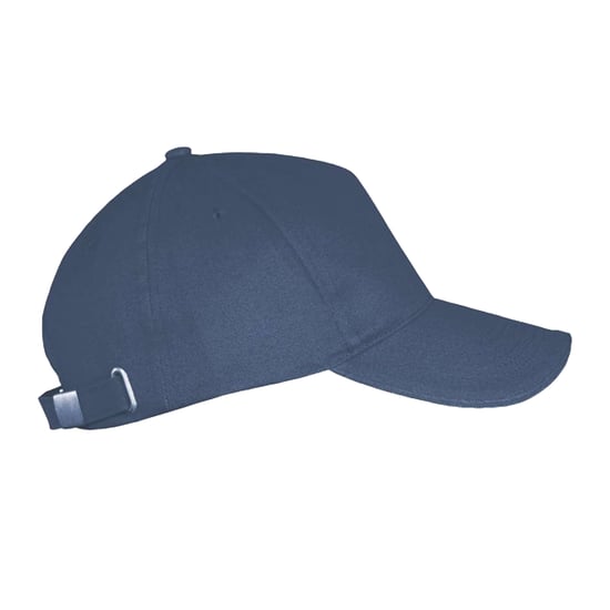 SOLS Long Beach 5 Paneel Baseball Cap (Denim) - Image 3