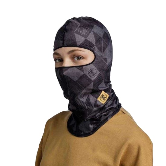 Buff Uniseks Driehoekige EcoStretch-balaclava voor volwassenen (Zwart) - Image 2