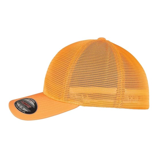 Flexfit 360 Omnimesh Baseball Cap (Neon Oranje) - Image 3