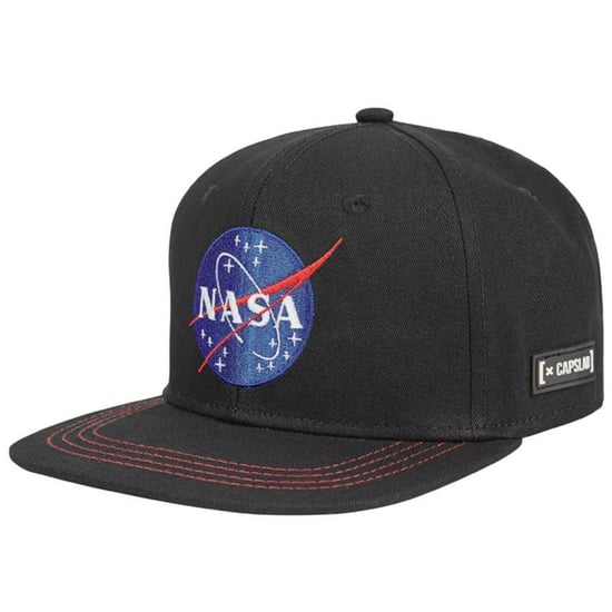 NASA Ruimte Missie Capslab Snapback Baseball Cap (Zwart) - Image 1