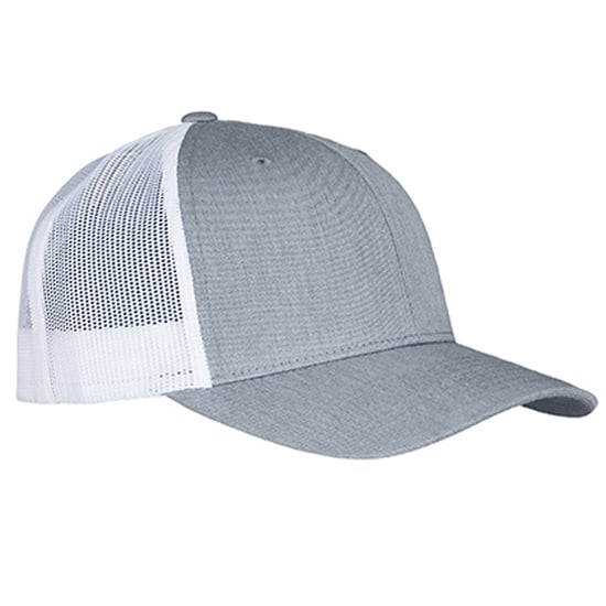 Flexfit Retro tweekleurige truckerpet (Heide Grijs/Wit) - Image 2
