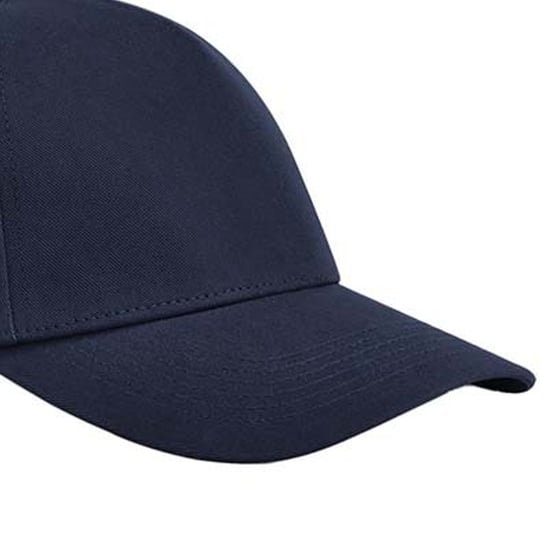 Beechfield EarthAware Klassieke Organic Cotton 5 Panel Baseball Cap (Franse marine) - Image 2