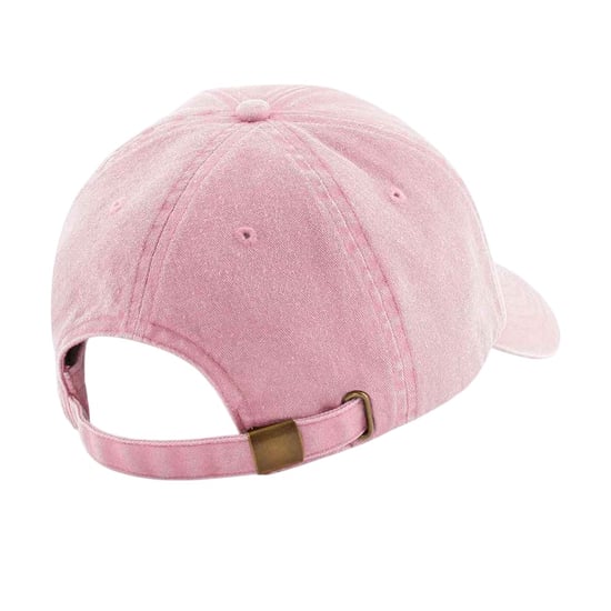 Beechfield Vintage Low Profile Baseball Cap (Dusky Pink) - Image 2