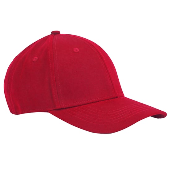 Beechfield EarthAware Classic 6 Panel Organic Cotton Sandwich Peak Baseball Cap (Klassiek rood) - Image 1
