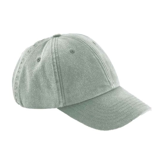 Beechfield Vintage baseballpet met laag profiel (Salie Groen) - Image 1