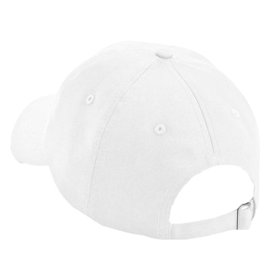 Beechfield EarthAware Classic 6 Panel Organic Cotton Sandwich Peak Baseball Cap (Wit) - Image 2