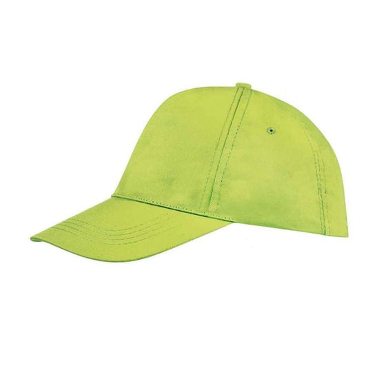SOLS Buzz 5 Paneel Baseball Cap (Appelgroen) - Image 2