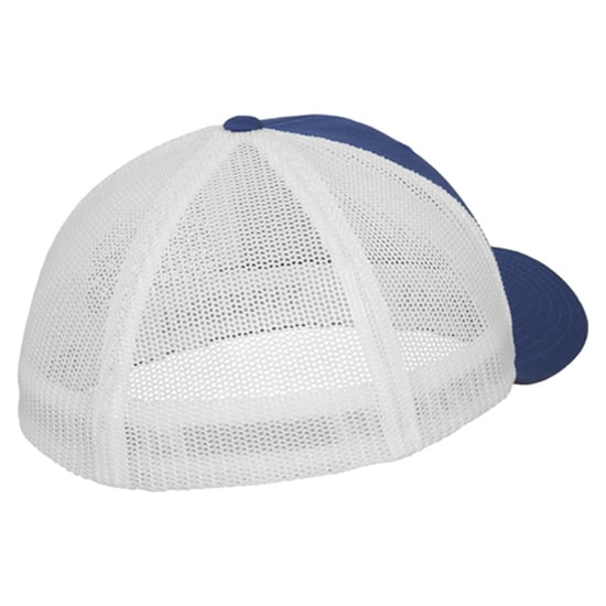 Flexfit Tweekleurige Mesh Trucker Cap (Koningsblauw) - Image 2