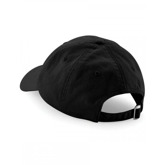 Beechfield Unisex Laag Profiel 6 Panel Dad Cap (Zwart) - Image 2