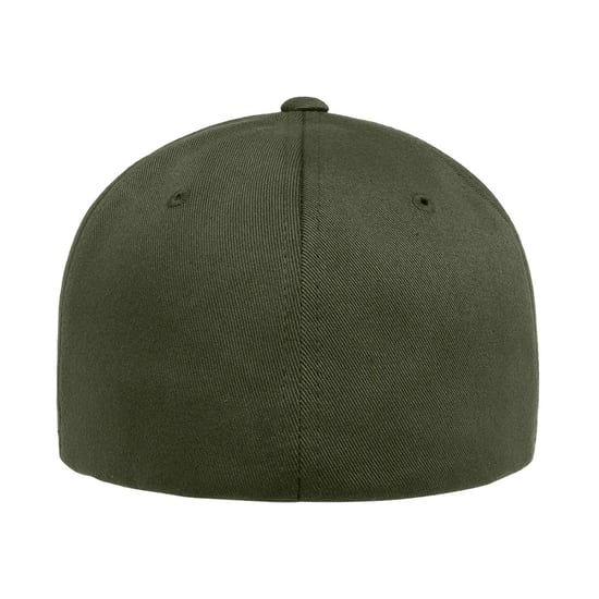 Flexfit Wollige gekamde muts (Olijf) - Image 2