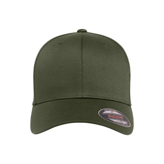 Flexfit Wollige gekamde muts (Olijf) - Image 3