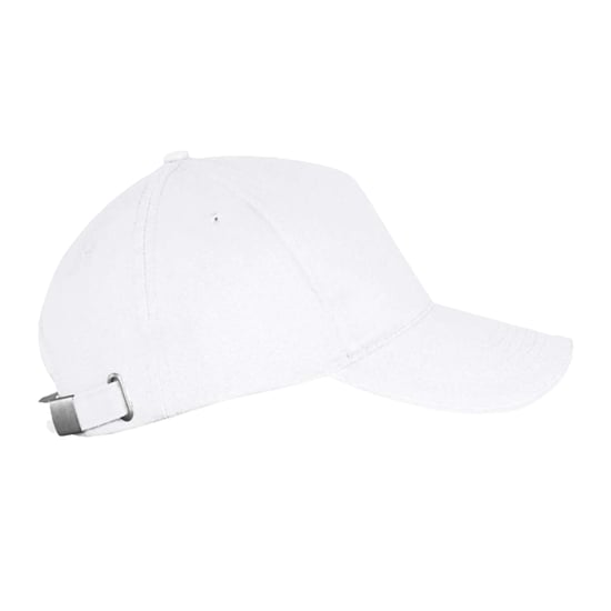 SOLS Long Beach 5 Paneel Baseball Cap (Wit) - Image 3