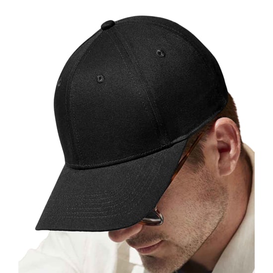 Beechfield EarthAware Classic 6 Panel Organic Cotton Baseball Cap (Zwart) - Image 2