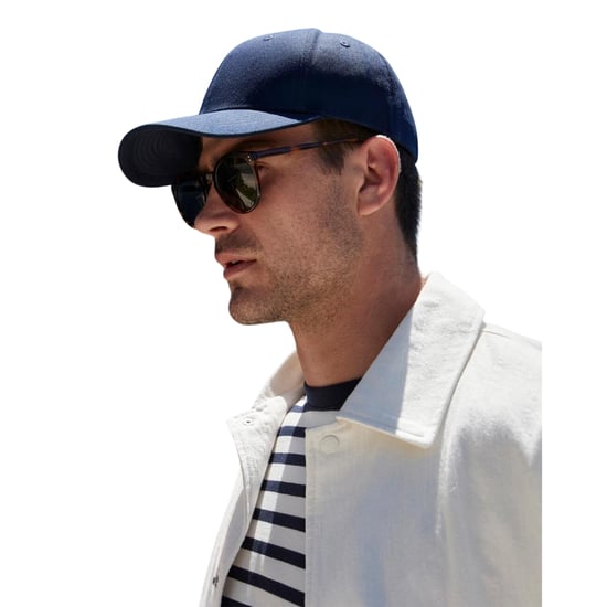 Beechfield EarthAware 6 Paneel Organic Katoenen Baseball Cap (Franse marine) - Image 3