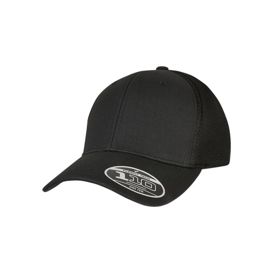 Flexfit Ripstop Mesh Honkbalpet (Zwart) - Image 3