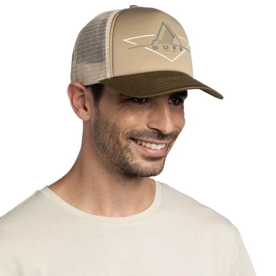 Buff Geborduurd logo Trucker Cap (Groen) - Image 3